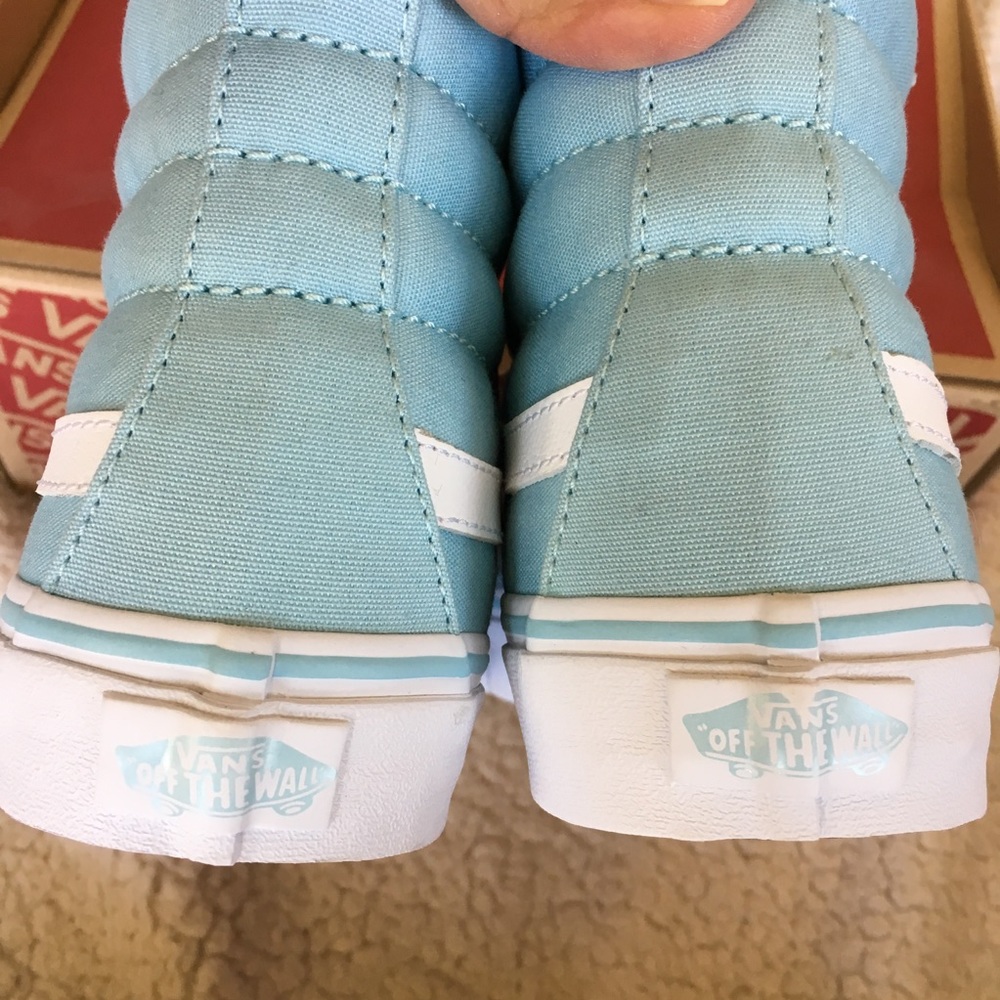 NWT Vans Sk8-Hi Slim Canvas Sneakers, W 9.5, M 8 - Picture 3 of 7